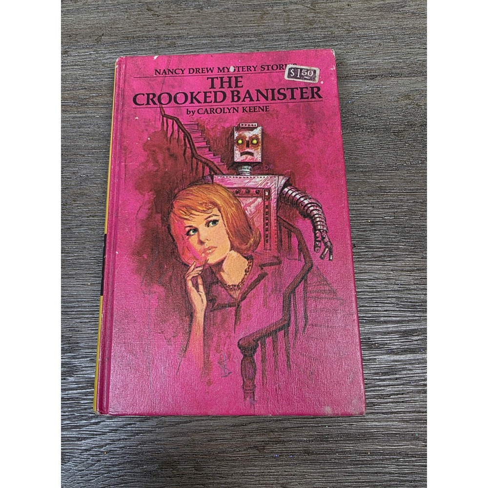 Vintage Nancy Drew #48 The Crooked Banister 1971 First Printing Matte Cover HB